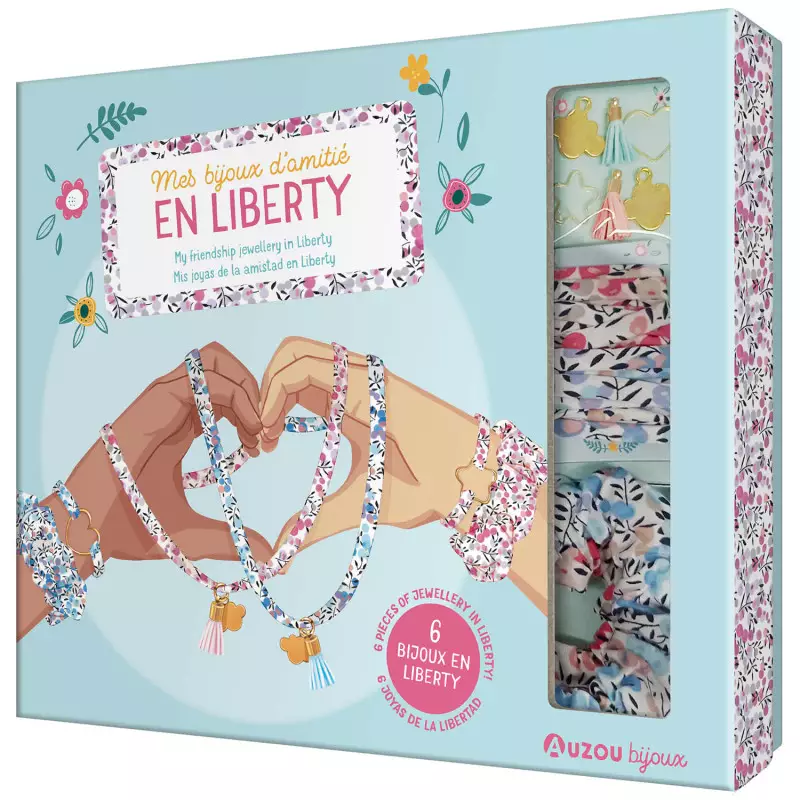 Mes bijoux d'amitiés en liberty