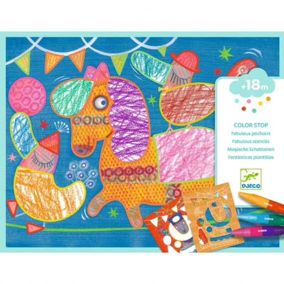 Coloriage pochoir pour les petits