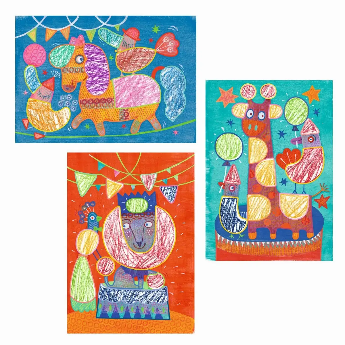 Coloriage pochoir pour les petits