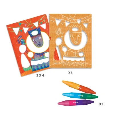 Coloriage pochoir pour les petits