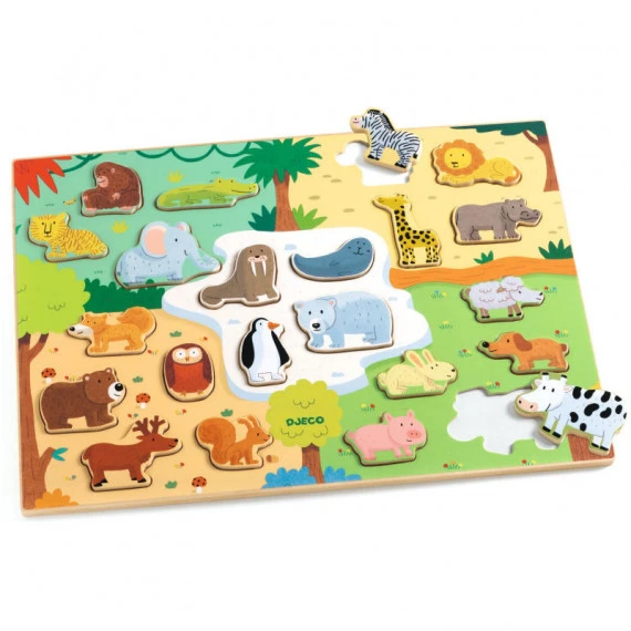 Grand puzzle animaux