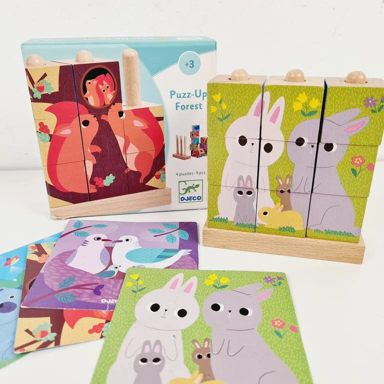Puzzle bois forest puzz-up