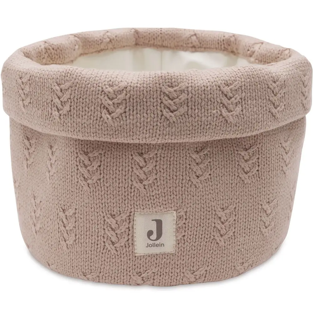Petit panier de rangement produit - vieux rose knit