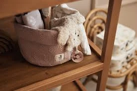 Petit panier de rangement produit - vieux rose knit